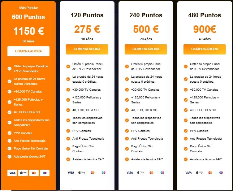 Pack iptv revendedores